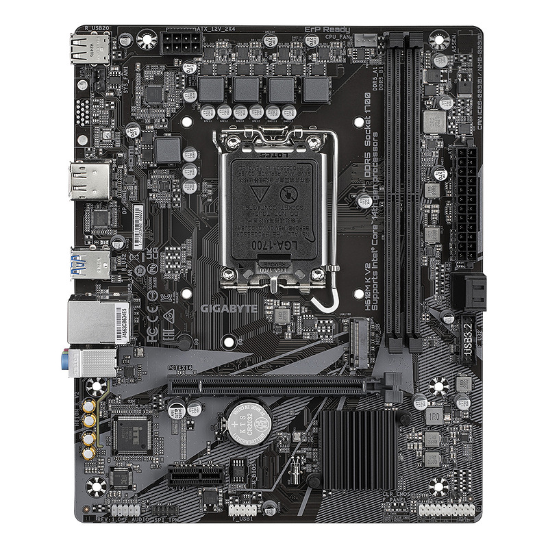 GIGABYTE H610M K V2 bundkort Intel H610 LGA 1700 micro ATX - Billede 2